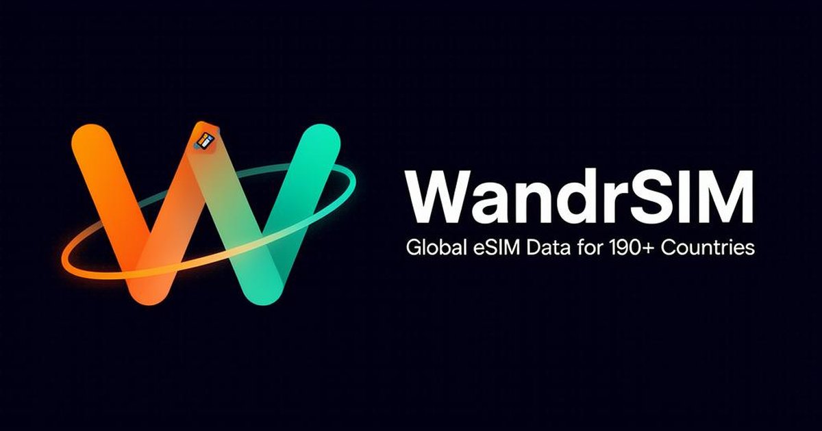 WandrSIM — Global eSIM Data, Top-Ups & Gift Cards for 190+ Countries